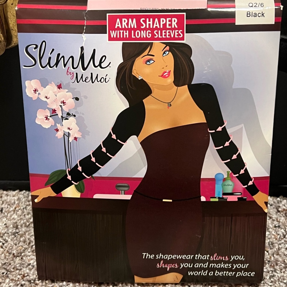 SlimMe by MeMoi long sleeve arm shaper size Q 2/6